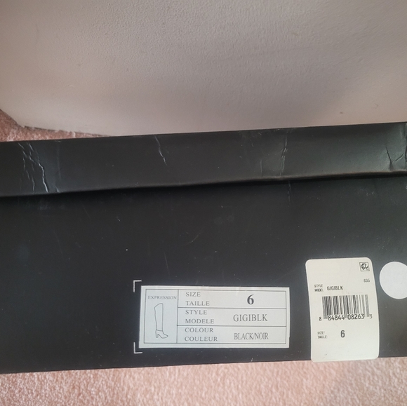 Black Suede over the knee boots - Picture 4 of 4